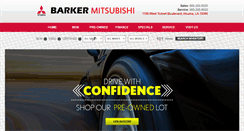 Desktop Screenshot of barkermitsubishi.com